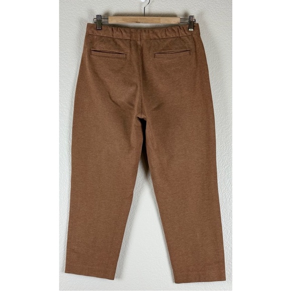 Everlane Women’s The Dream Pant Heathered Auburn Knit Cropped, size Medium - Picture 5 of 10